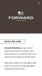 Mobile Screenshot of forwardpublishing.com